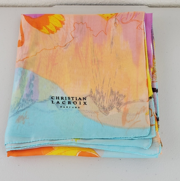 Christian Lacroix Parfums Silk Scarf - Picture 9 of 10